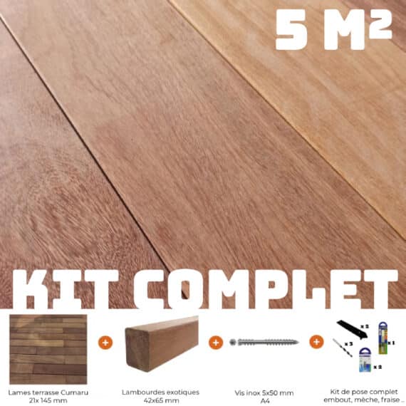 kit terrasse cumaru 5m2