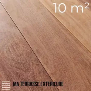 kit terrasse bois cumaru 10m2