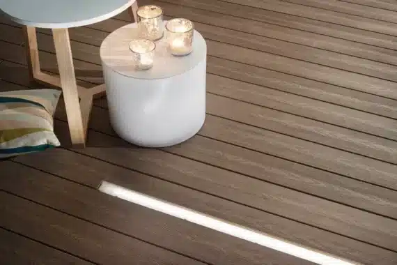 Lame de terrasse composite marron – Image 2