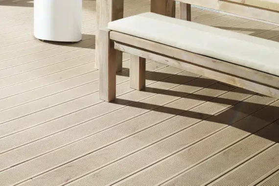 lame terrasse composite beige