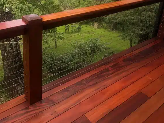 terrasse en bois muiracataria