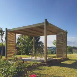 pergola bois terrasse design luna