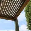 toit pergola bois