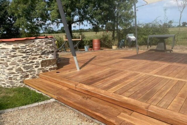 Terrasse cumaru en bois