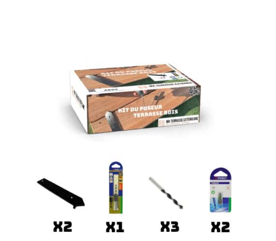 kit du poseur pour terrasses en bois exotique et résineux