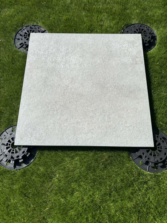 dalle terrasse gris clair 60 x 60 cm