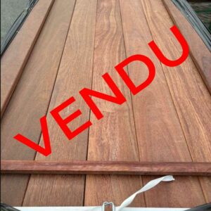 Lot 76,31 m2 - Lame de terrasse CUMARU rouge KD 1,85m