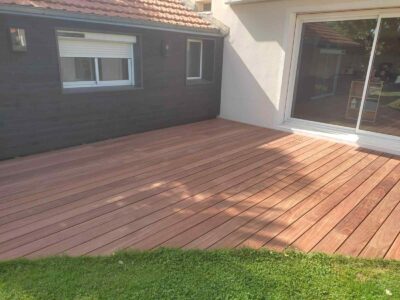 terrasse arrondie en cumaru